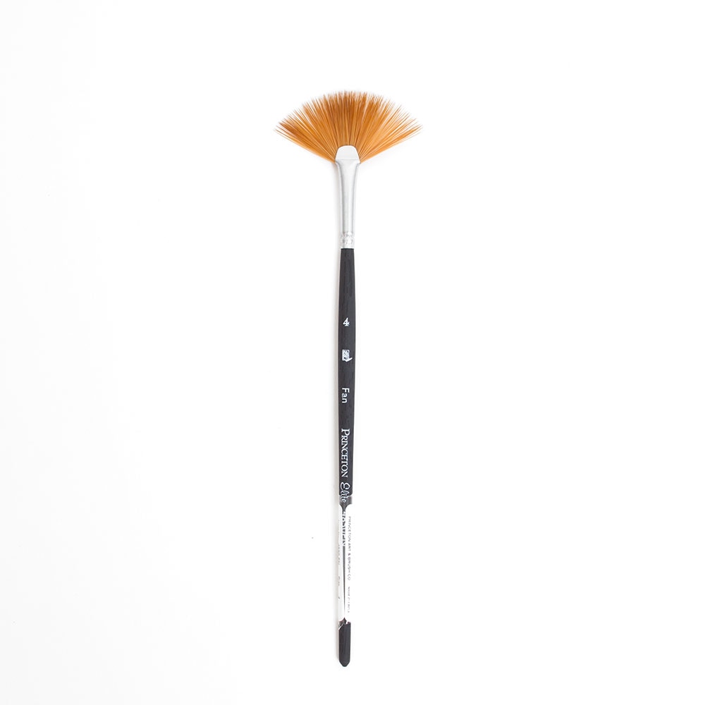 Princeton, Brushes, Art & School, Elite, Synthetic, Kolinsky Sable, Watercolor, 105319, Fan, 4